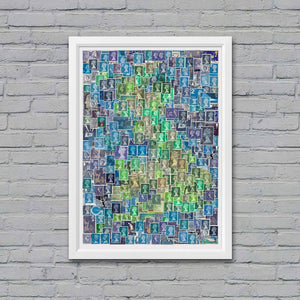 Britain of Stamps – limited edition by Rob Hallifax – framed