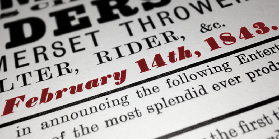 It was 171 years ago today…