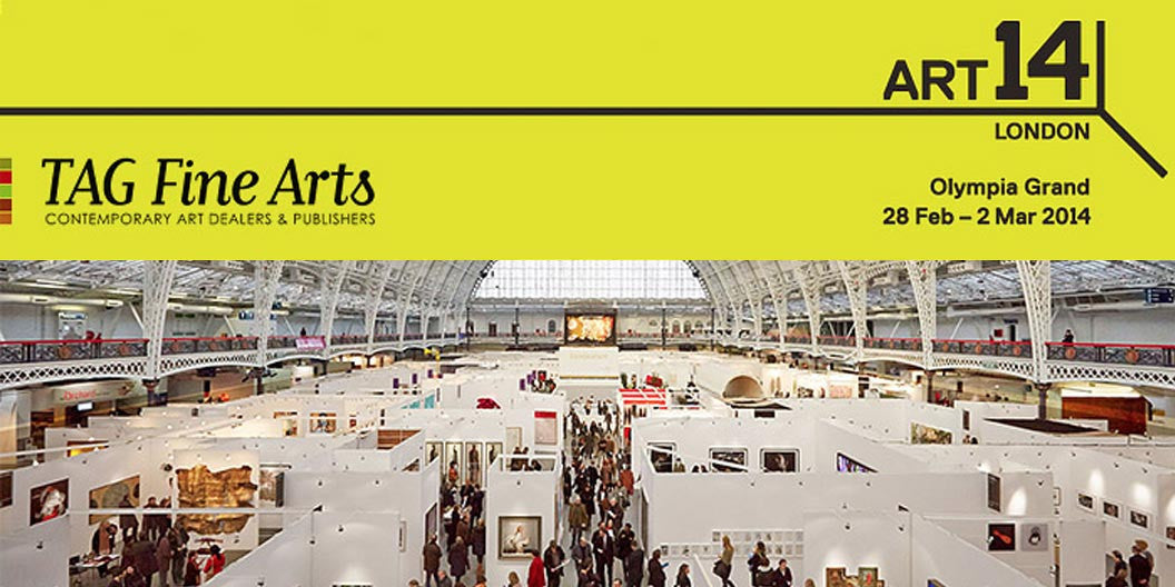 Mr. Kite print available at Art 14 London courtesy of TAG Fine Arts