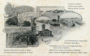 Vintage Alameda postcard