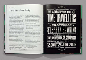 Stephen Hawking’s Time Travellers Invitation features in new Science Museum book