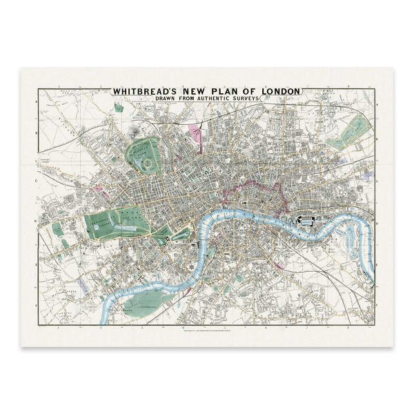 Whitbread's New Plan of London (1853)